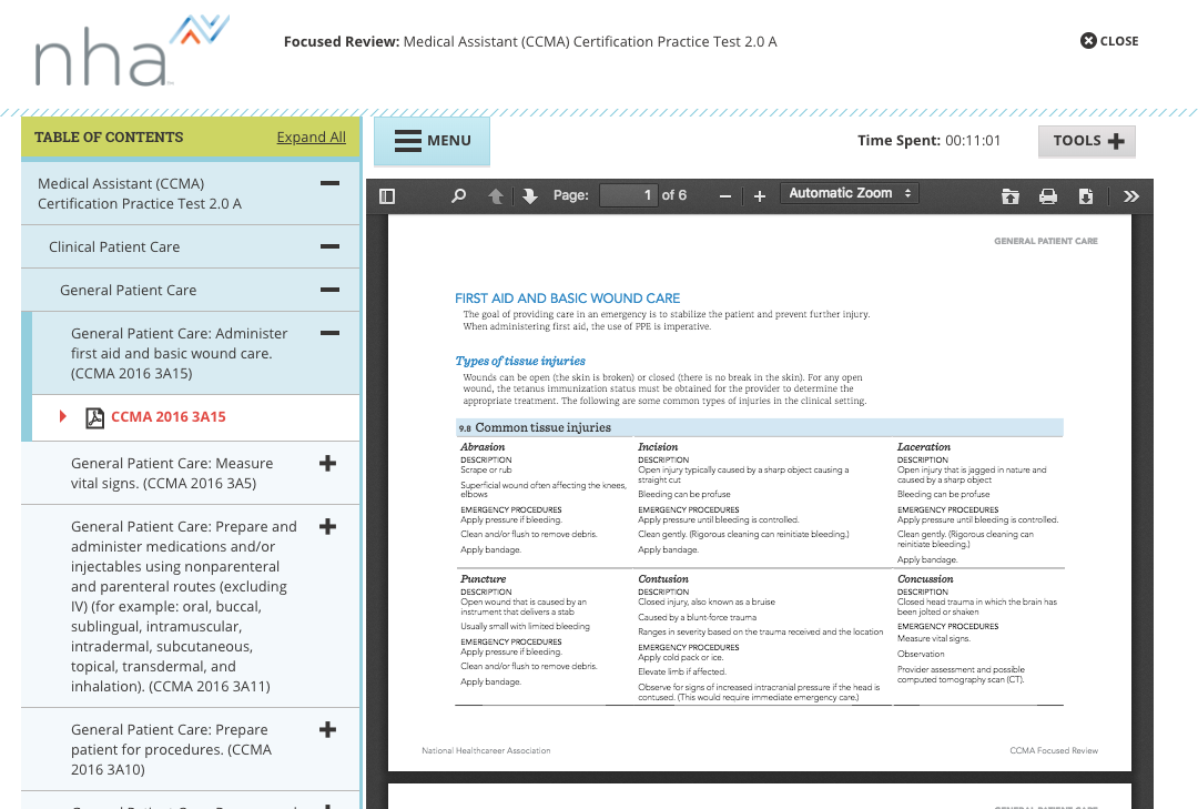 Nha Certification Reviews Master of Documents